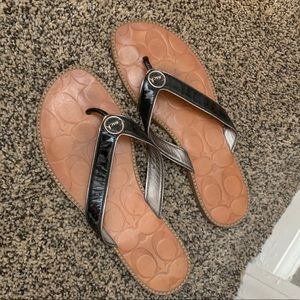 Authentic Coach sandals size 8